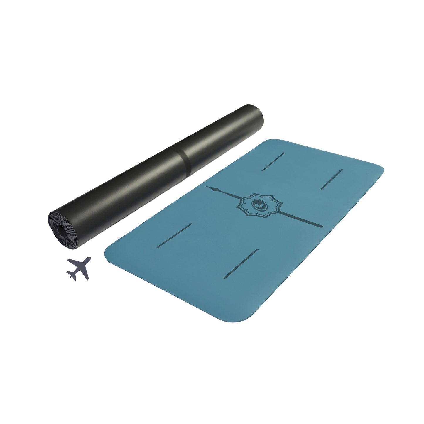 Liforme Classic Travel Yoga Mat and Yoga Pad Bundle