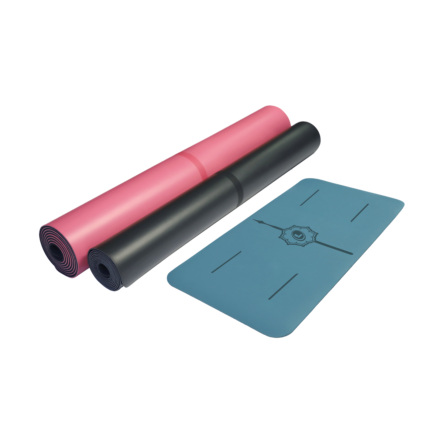 Liforme Classic Yoga Mat, Travel & Pad Bundle