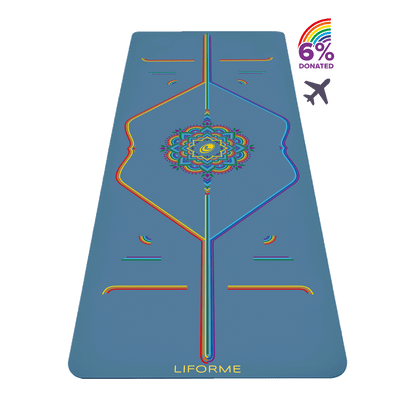 Liforme Rainbow Travel Yoga Mat