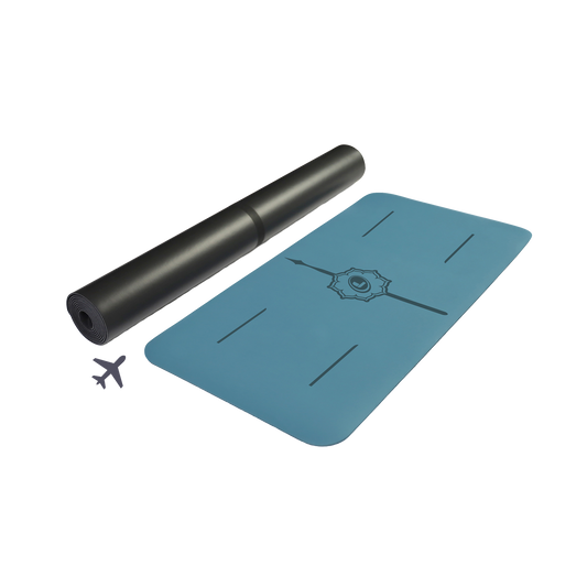 Liforme Classic Travel Yoga Mat and Yoga Pad Bundle