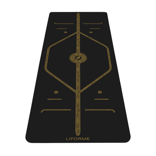 Liforme Black & Gold Yoga Mat