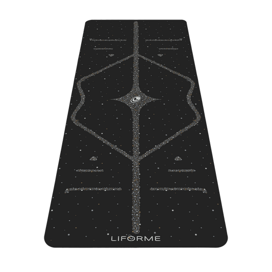 Liforme Magic Galaxy Yoga Mat - Gold & Silver