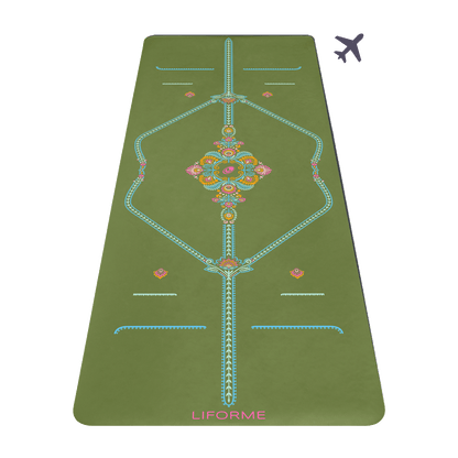 Liforme Mindful Garden Travel Yoga Mat