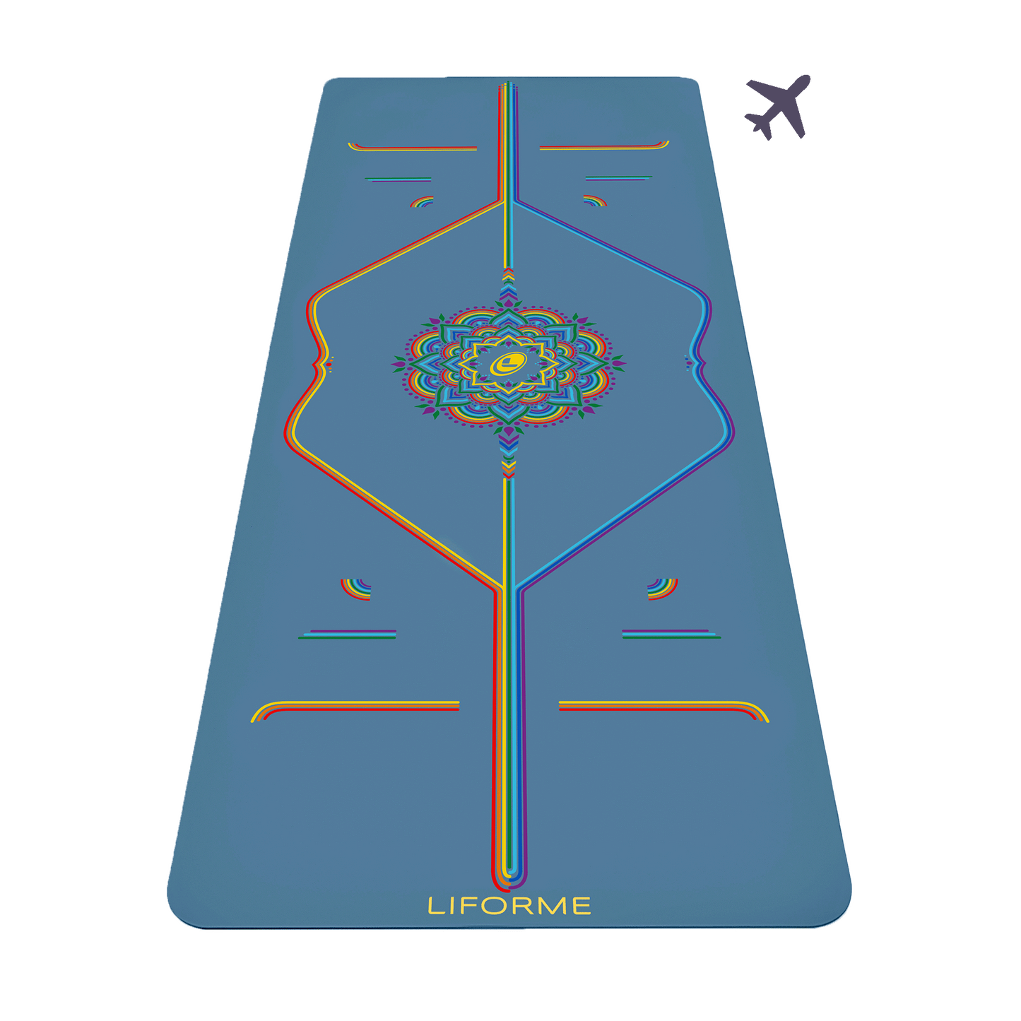 Liforme Rainbow Travel Yoga Mat