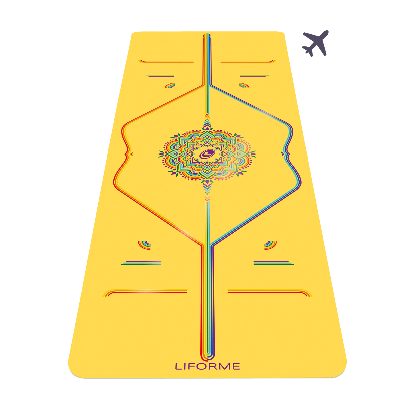 Liforme Rainbow Travel Yoga Mat